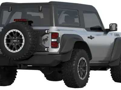 Bronco Raptor 2-door 2022 3D model