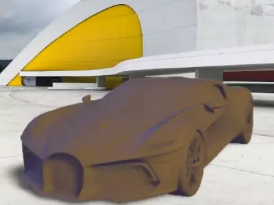 Bugatti La Voiture Noire 3D print model