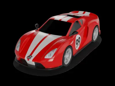 Cars and action games Toy Car 3D model purchase
