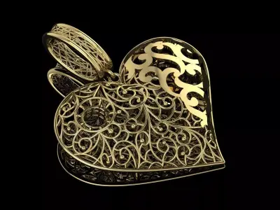 Ultra Vision Pendant  3D print model 4