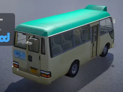 HK Van Left-hand drive 001 3D model