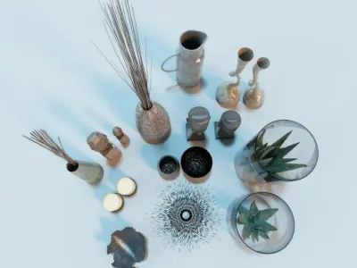 Interior Accessories vol 1 3D model