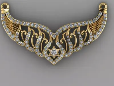 FASHON PENDAN 3D model