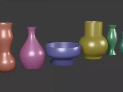 Vase Pack 3D model