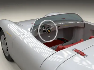 Porsche 550 Spyder 3D model