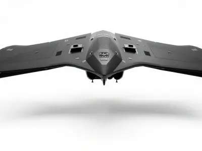 VoidRunner Stealth Bomber model pack Low-poly 3D model