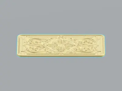 Ornament for Decor and Engraving  3D print model