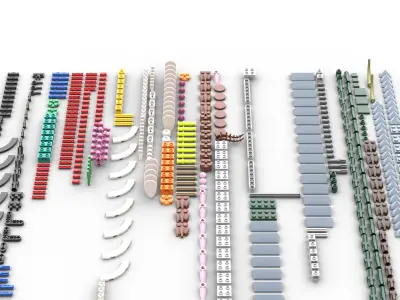 TwindBricks3D - 10311 Orchid - Elegant and Lifelike Floral Decor 3D print model