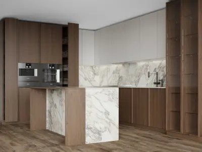 Kitchen 80 3D model