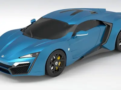 Lykan HyperSport 2014 3D model