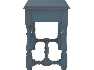 English Lamp Table 3D model