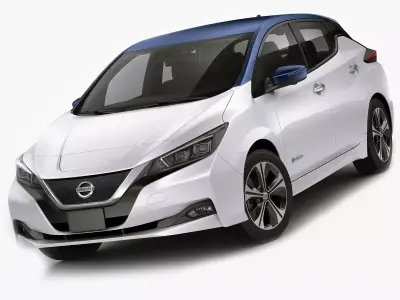 Nissan Leaf 2018 3D model