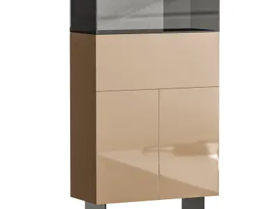36e8 Glass Sideboard 06 3D model