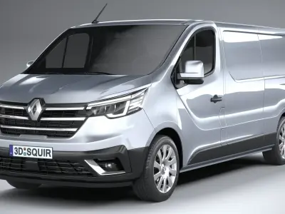 Renault Trafic Van L2H1 2021 3D model