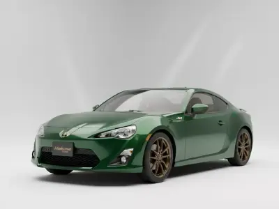 Toyota GT86 Hakone Edition Low-poly 3D model