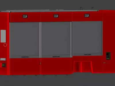 Feuerwehr GSF Geraetewagen Gefahrgut 3D model