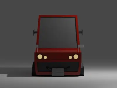 Low Poly JDM Car Low-poly 3D model