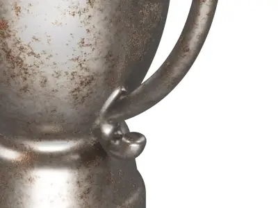 Rusty Championship Trophy 3D model