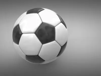 Football soccer ball 3D model