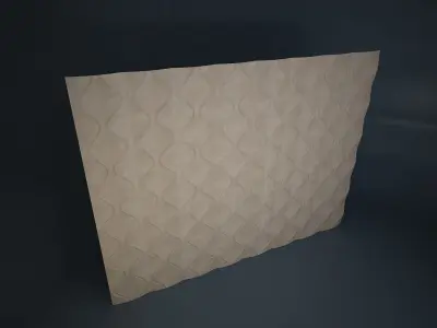 02 PAVERS PATTERN WALL 3D model
