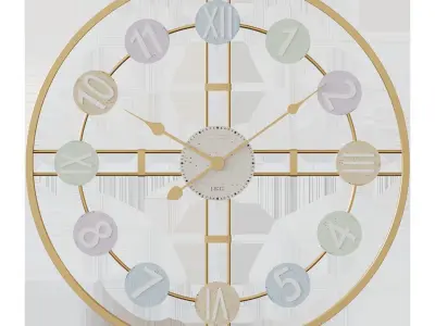 Modena wall clock 3D model
