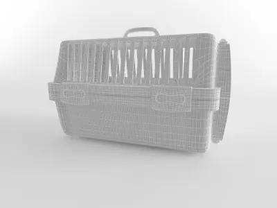 Pet Carry Case Animal Carrier Low Poly Low-poly 3D model