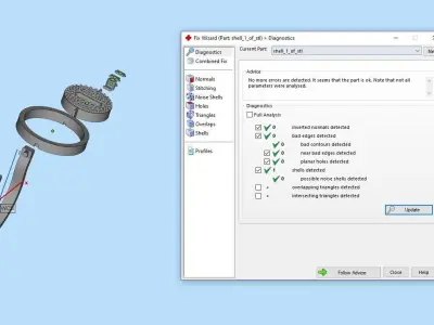 Messika Ring Gold  3D print model