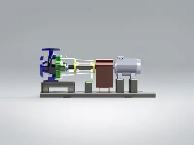 Centrifugal pump 3D model order