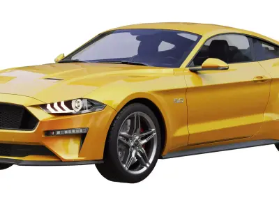 Mustang GT 2020 3D model