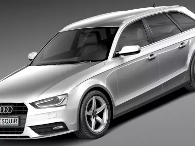 Audi A4 Avant 2013 3D model