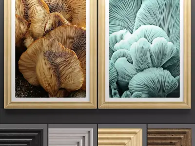 Art Frame 624 Low-poly 3D model