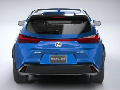 Lexus UX 300e 2021 3D model