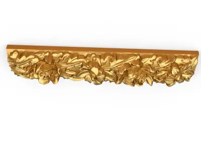 Classic carved decor ornament 352 3D model