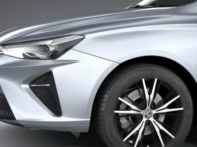 MG5 Electric 2022 3D model