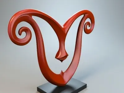 Abstract Figure m033 P 3D print model