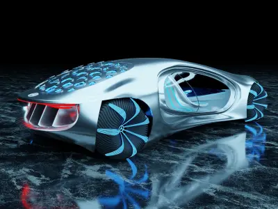 Mercedes AVTR Concept 3D model