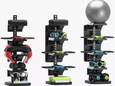 Gym ESCAPE RACK 3D model