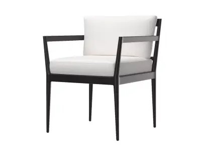 Laurel Dining Armchair 3D model