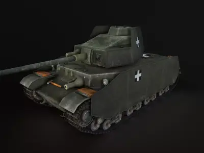 43M Turan 3 Low-poly 3D model