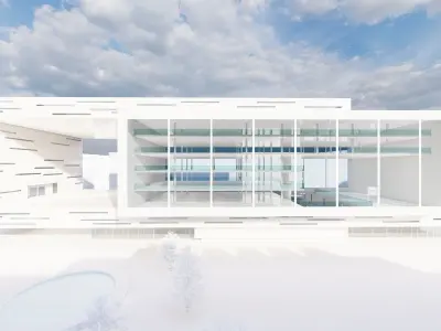 MODERN OFFICE BUILDING 3D model