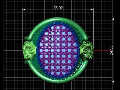 NEO MAN RING MODEL48 3D print model