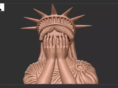 Statue of Liberty 3D model 3D print model