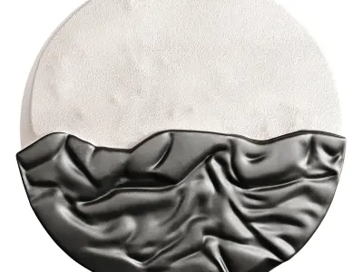 Abstract Decorative Wall Decor 3D model buy