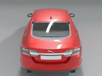 laos Jaguar XF II 3D model