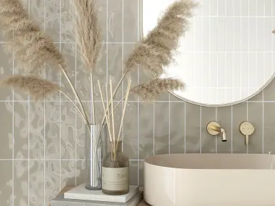 Bath set 01 3D model