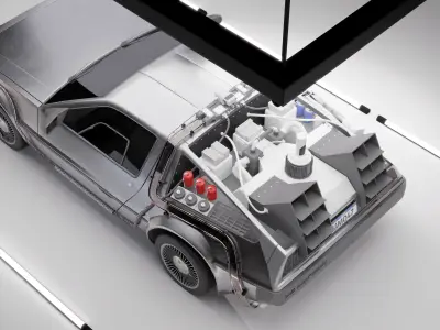 Delorean DMC 1981 3D model