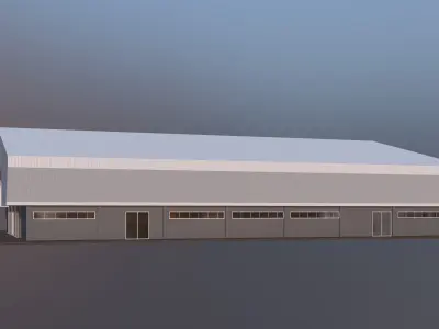 Office by renovated warehouse -1 3D model