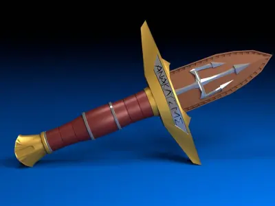Riptide Sword from Percy Jackson Sea of Monster  3D print model