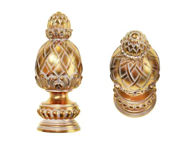 Classic carved 208 3D model