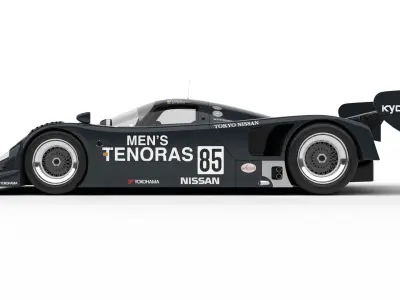 Nissan R90CK Tenoras Racing 1990 3d model 3D model